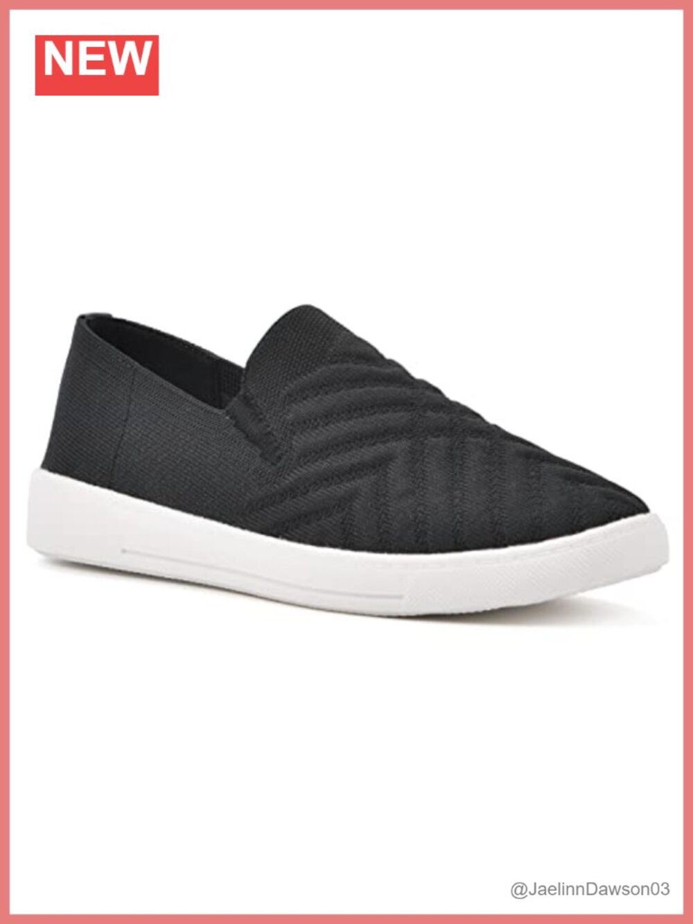 Women's Quilted Slip-On Fashion Sneakers with Cushioned Insole